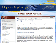 Tablet Screenshot of integrativelegal.com